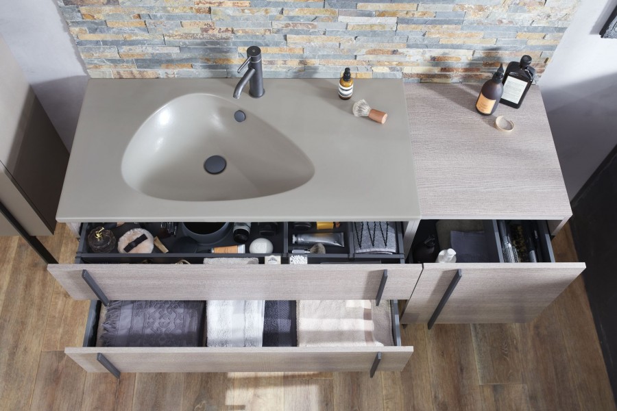 EXAQ112-00 Верхняя часть туалетного столика 101 см JACOB DELAFON NOUVELLE VAGUE - Вид №1