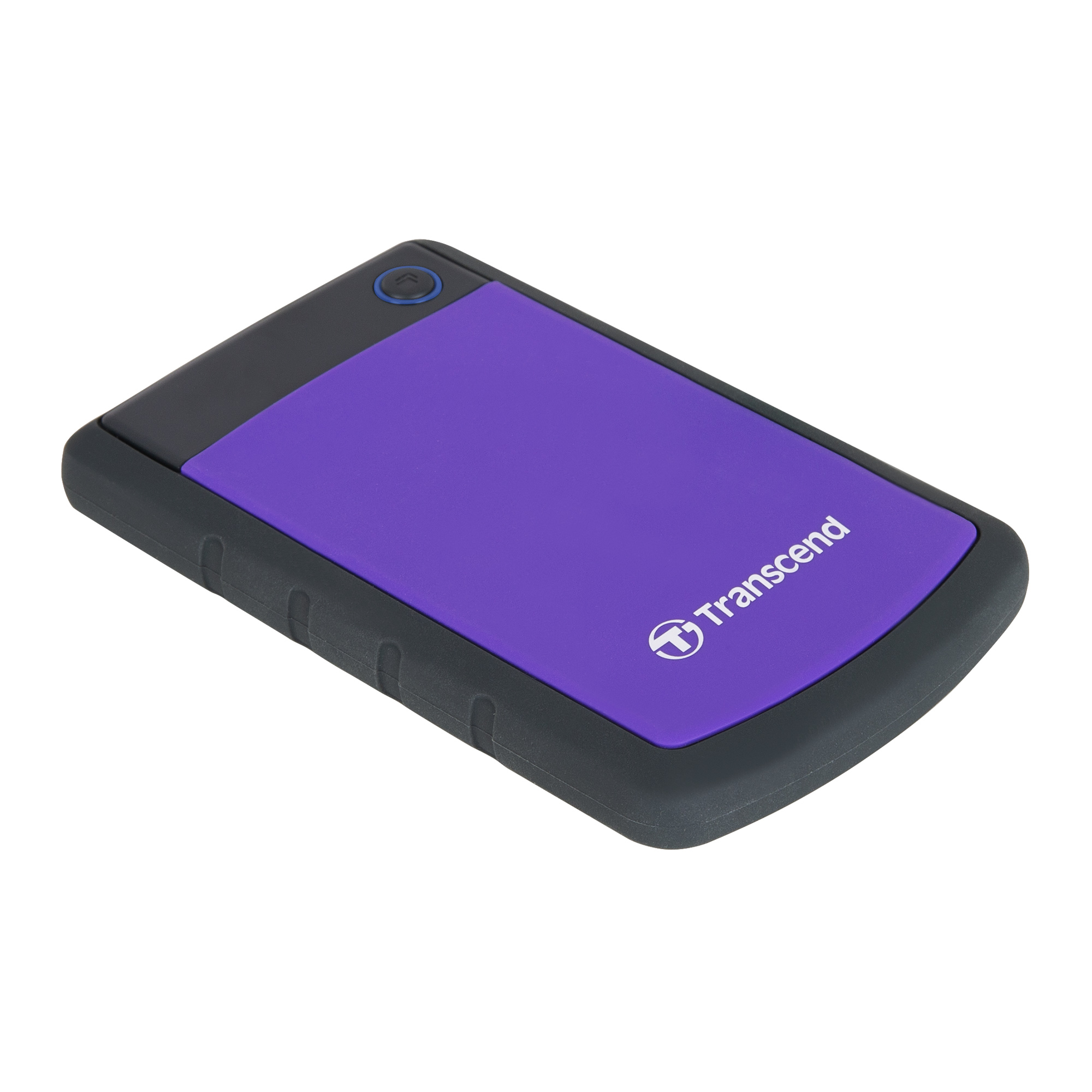 TS1TSJ25H3P usb3.0 1tb storejet 2.5" h series purple (fully rubber cover, one touch backup) Transcend Santreyd  - Вид №2