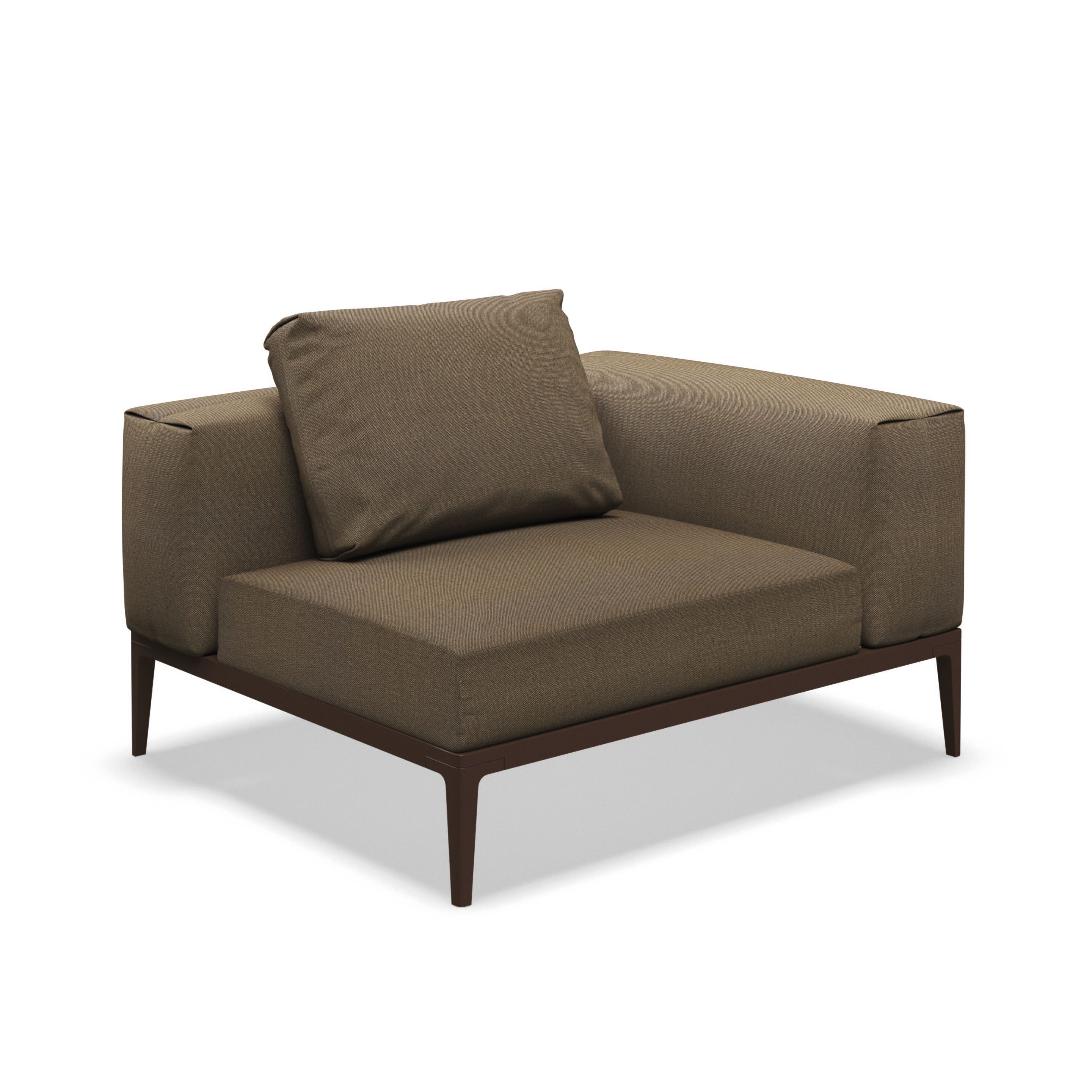 Тканевый угловой модульный садовый диван Gloster сетка ARCH-00114712 - Вид №68