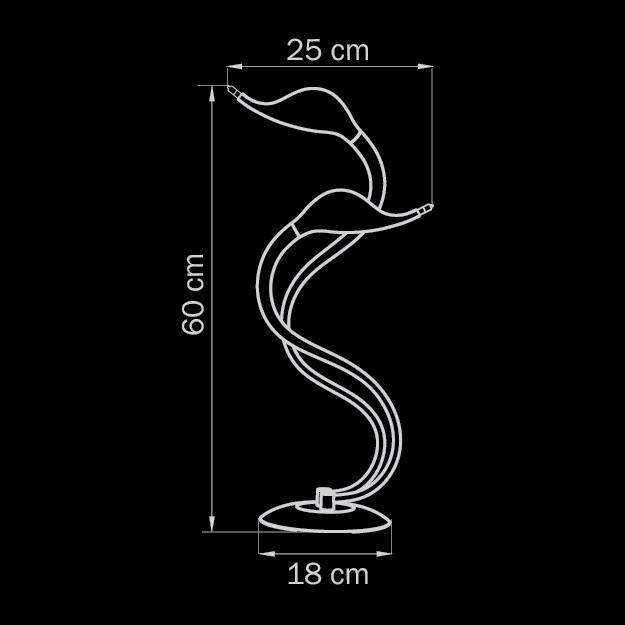 Настольная лампа Lightstar Cigno Collo Wt 751926 LIGHTSTAR ИНТЕРЬЕРНЫЕ 079875 Белый  - Вид №1