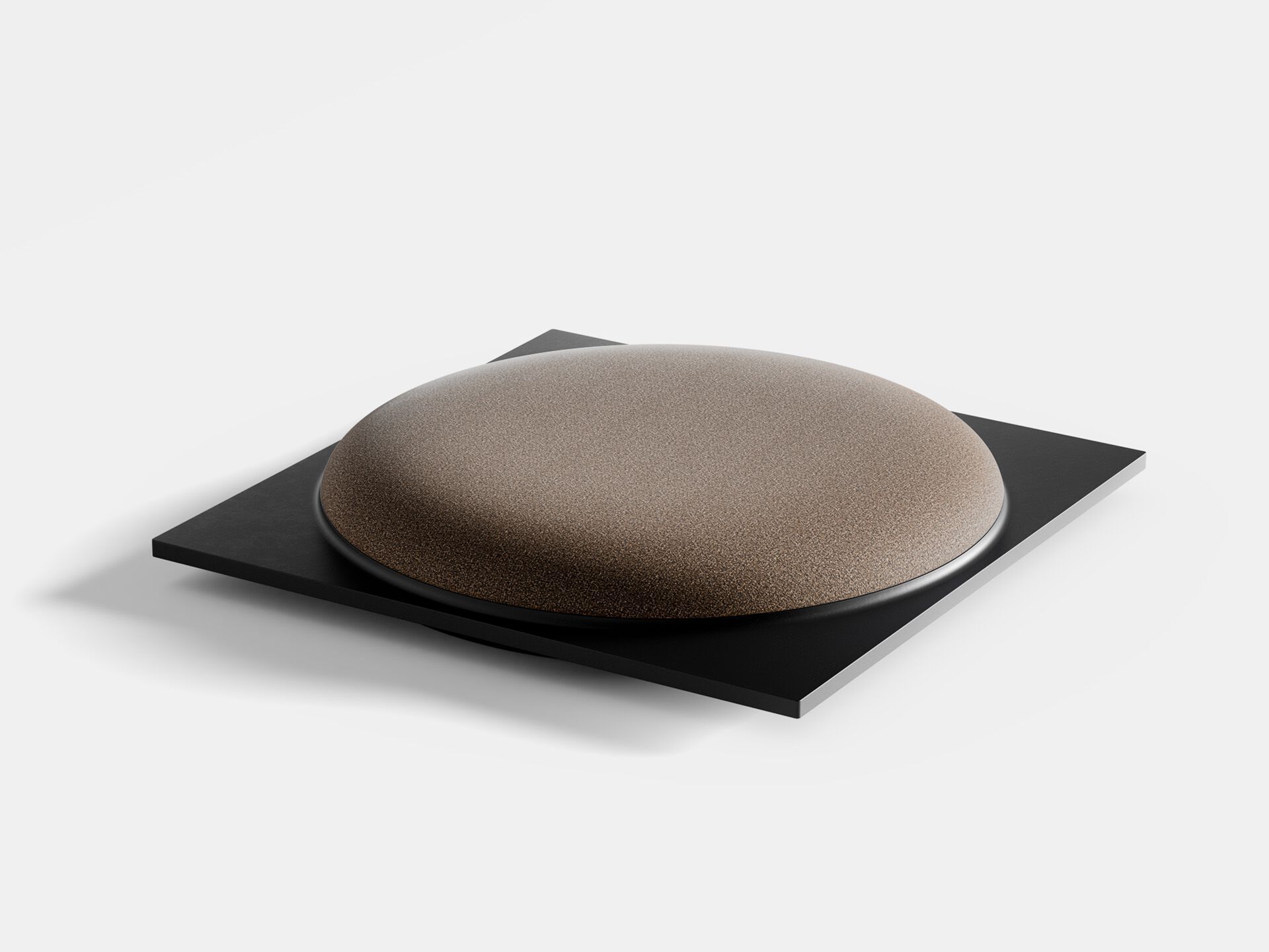 Бетонный квадратный пуф PULKRA купол ARCH-00009913 - Вид №10