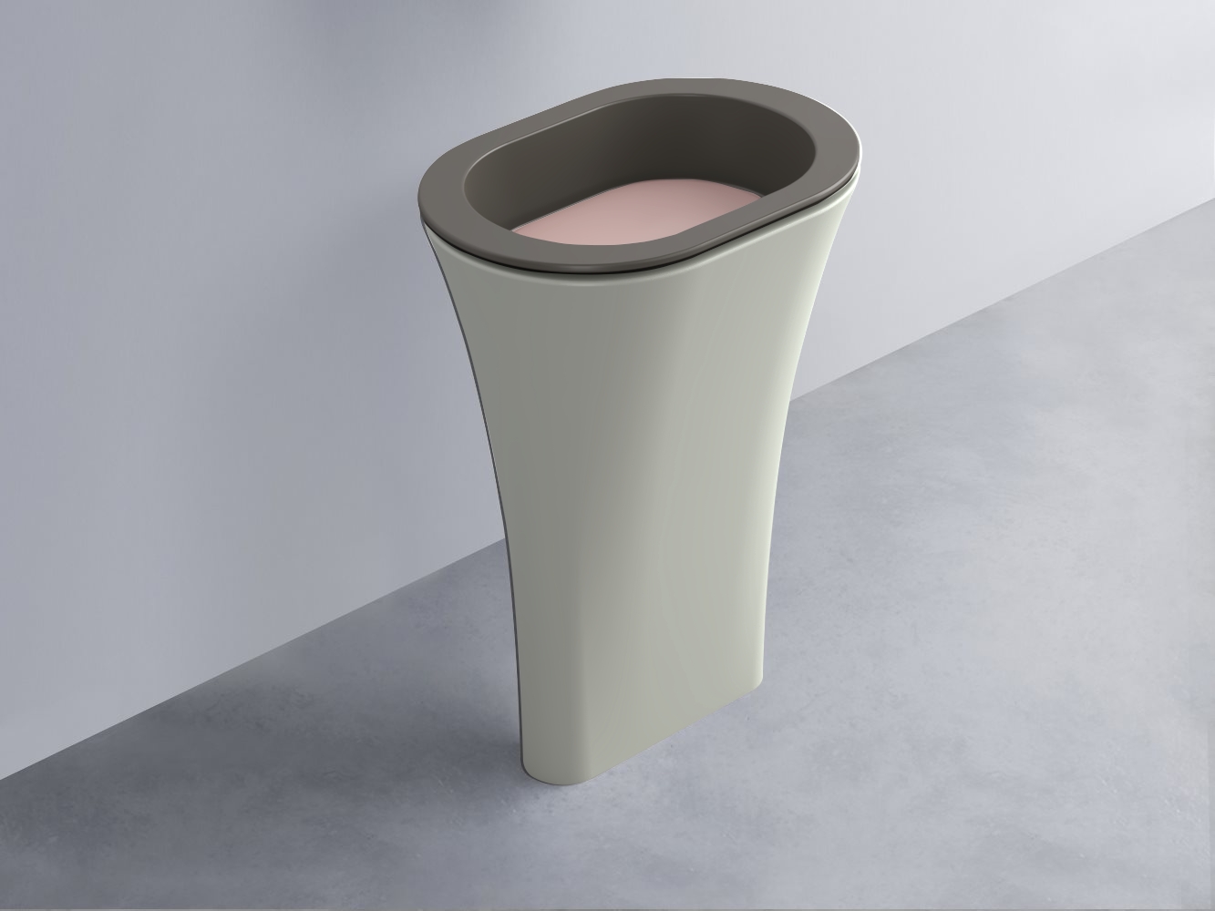 AMLA65-FN+AMPILO-CP+AMCOLO-PM Раковина Amedeo Ovale отдельностоящая cielo Enjoy + Amedeo Ceramica Cielo