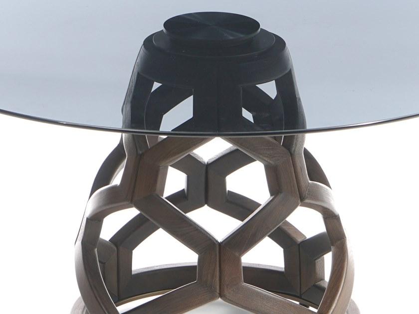 ENNE Круглый обеденный стол из стекла sun-id-1511972 - Вид №1