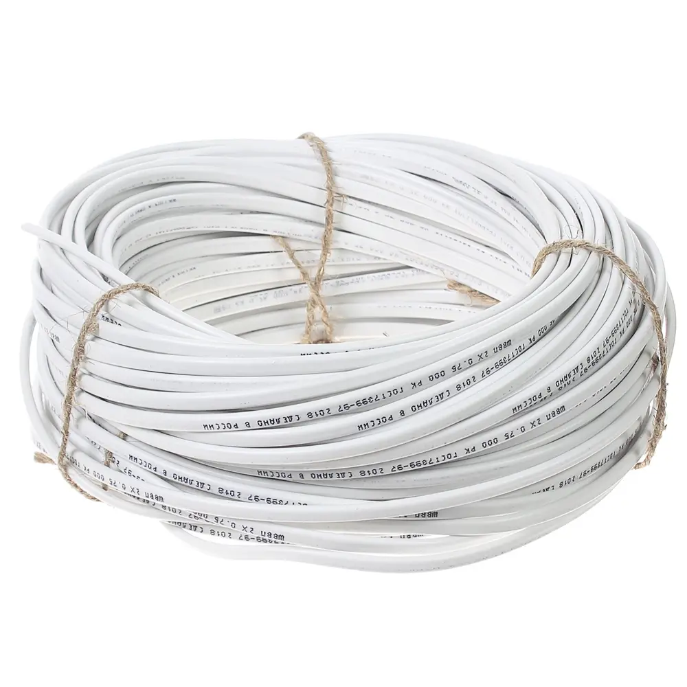 Провод Electraline ШВВП 2х0.75 50 м (ГОСТ) 81930622 STLM-2128776  - Вид №1