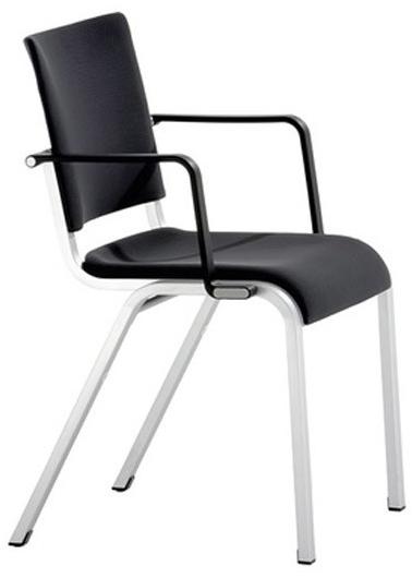 Brunner Штабелируемый стул для конференций из ткани с подлокотниками Alite sun-id-1429847 - Вид №3