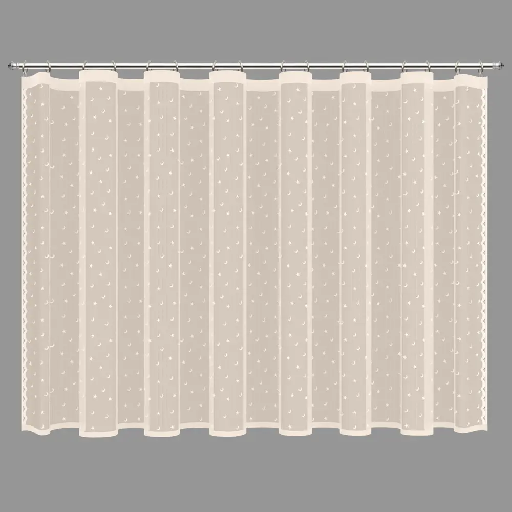 Тюль на ленте для кухни "Млечный путь" 245x165 см цвет экрю Santreyd STLM-2132018 - Вид №1