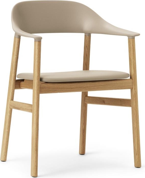 1401049 Herit Обивка кресел Oak Spectrum Leather Sand Normann Copenhagen 