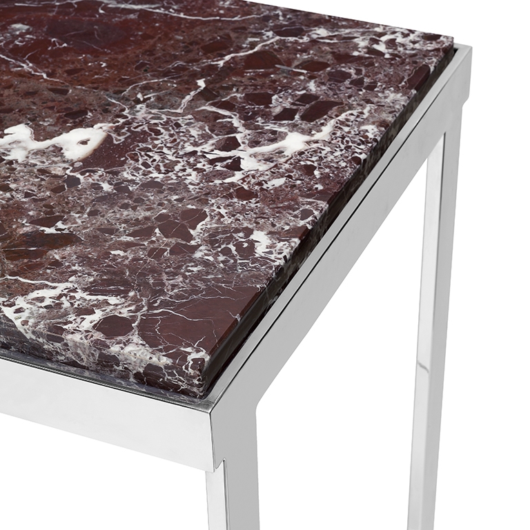 450184-37 ABHIKA КОНСОЛЬ ХРОМО МРАМОР H96,5 152,5X52 HAZELNUT  - Вид №5