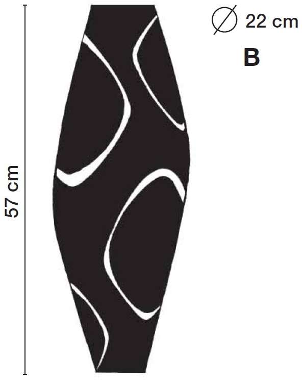 Fos Ceramiche Фарфоровая ваза Naum Pf-2003 - Вид №6