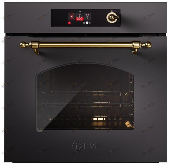 Ilve Многофункциональная встраиваемая духовка из нержавеющей стали Nostalgie Ov60snt3 Santreyd