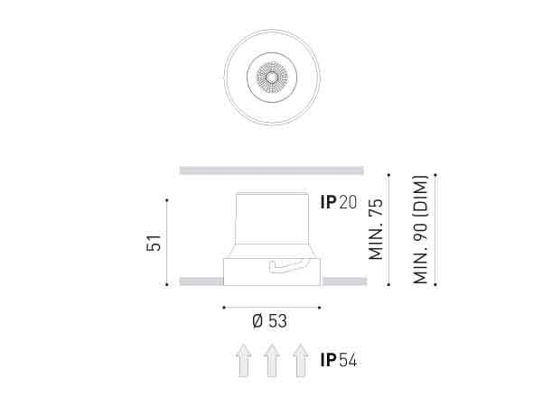 Алюминиевый утопленный светодиодный прожектор Arkoslight Shot Light ARCH-00063076 - Вид №10