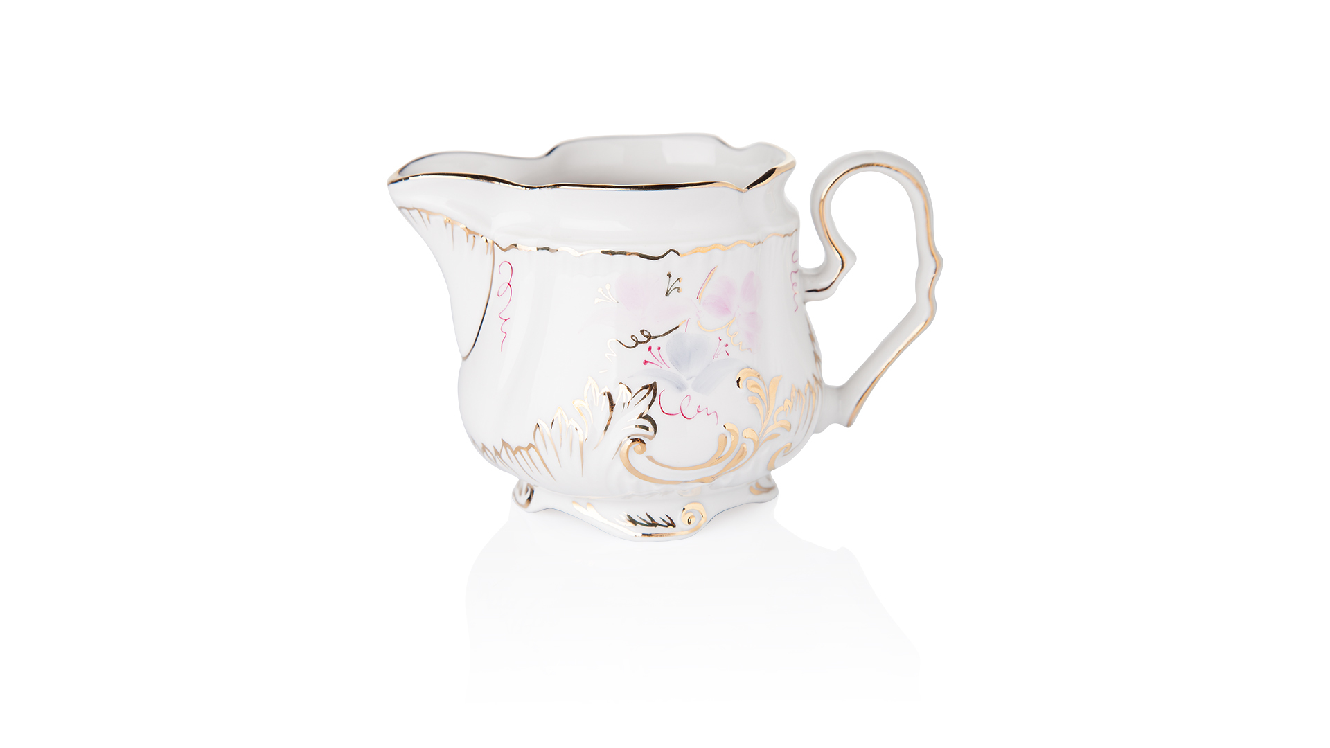 10621572 Промыслы Вербилок Сервиз чайный 6/15 "Кузнецовский" "Весенний Версаль" Фарфор  - Вид №3