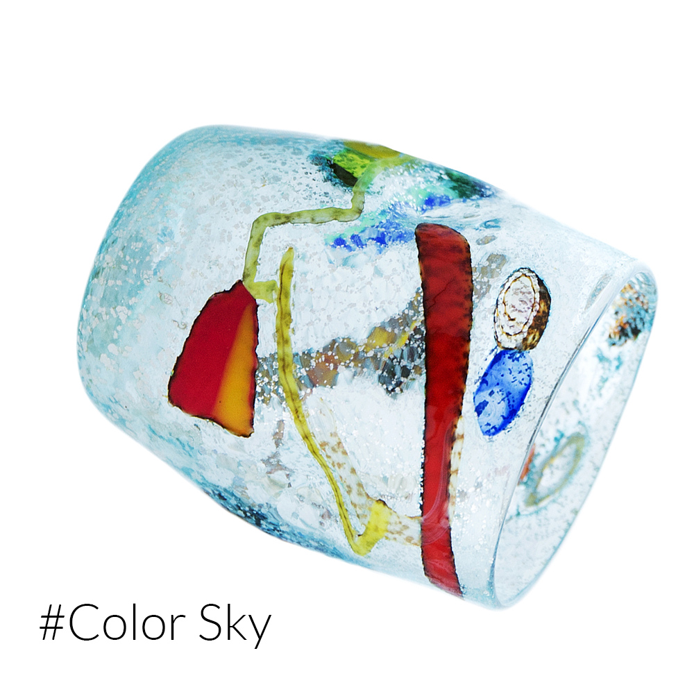 1768 ORIGINALMURANOGLASS Двухламповое бра из муранского стекла 15 см  - Вид №1