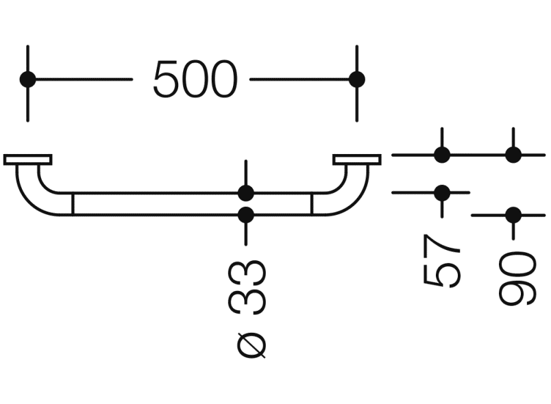 801.36B126 ручка для захвата HEWI Edition matt | Polyamid  - Вид №5