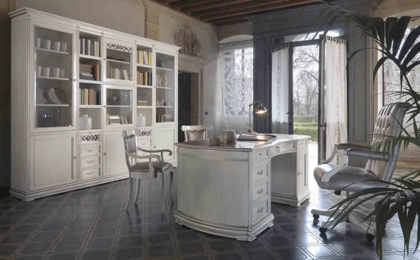 Arvestyle Книжный шкаф из массива дерева с ящиками Fenice Fn-0491 - Вид №1