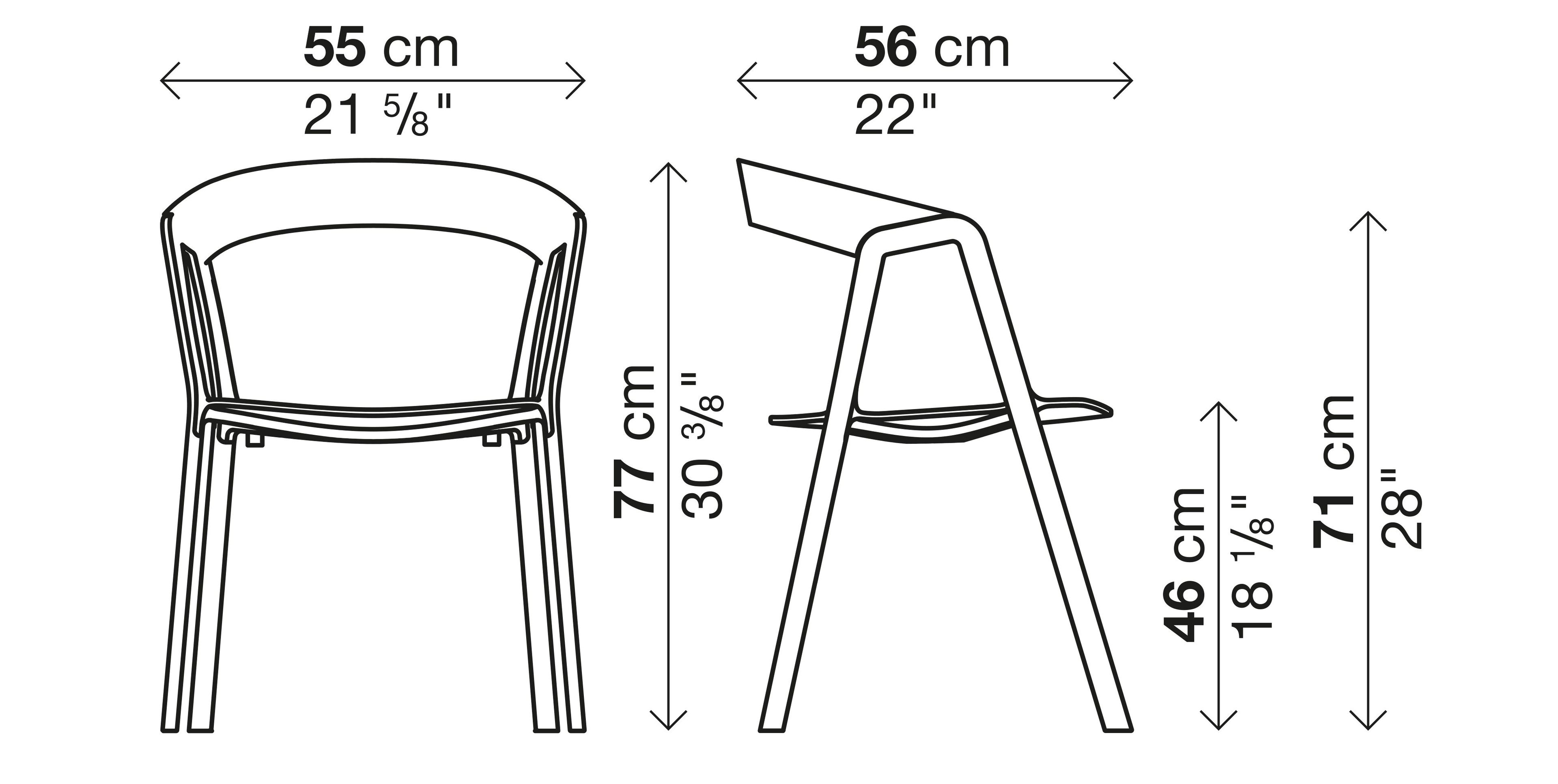 Стул из полипропилена с мягким сиденьем Kristalia Compas ARCH-00100536 - Вид №5