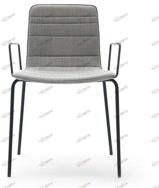 Viccarbe Штабелируемый тканевый стул с подлокотниками Klip sun-id-1477824