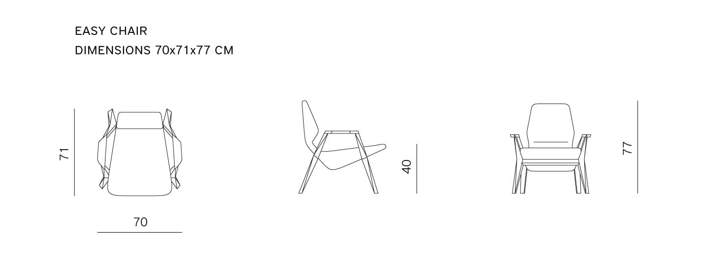 Кресло с подлокотниками prostoria Oblique ARCH-00076465 - Вид №8
