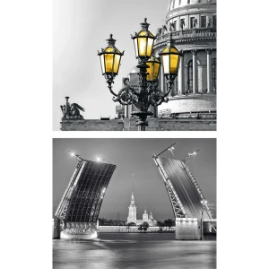 Постер Санкт-Петербург 50x70 см 2 шт. 85817835 STLM-2104441