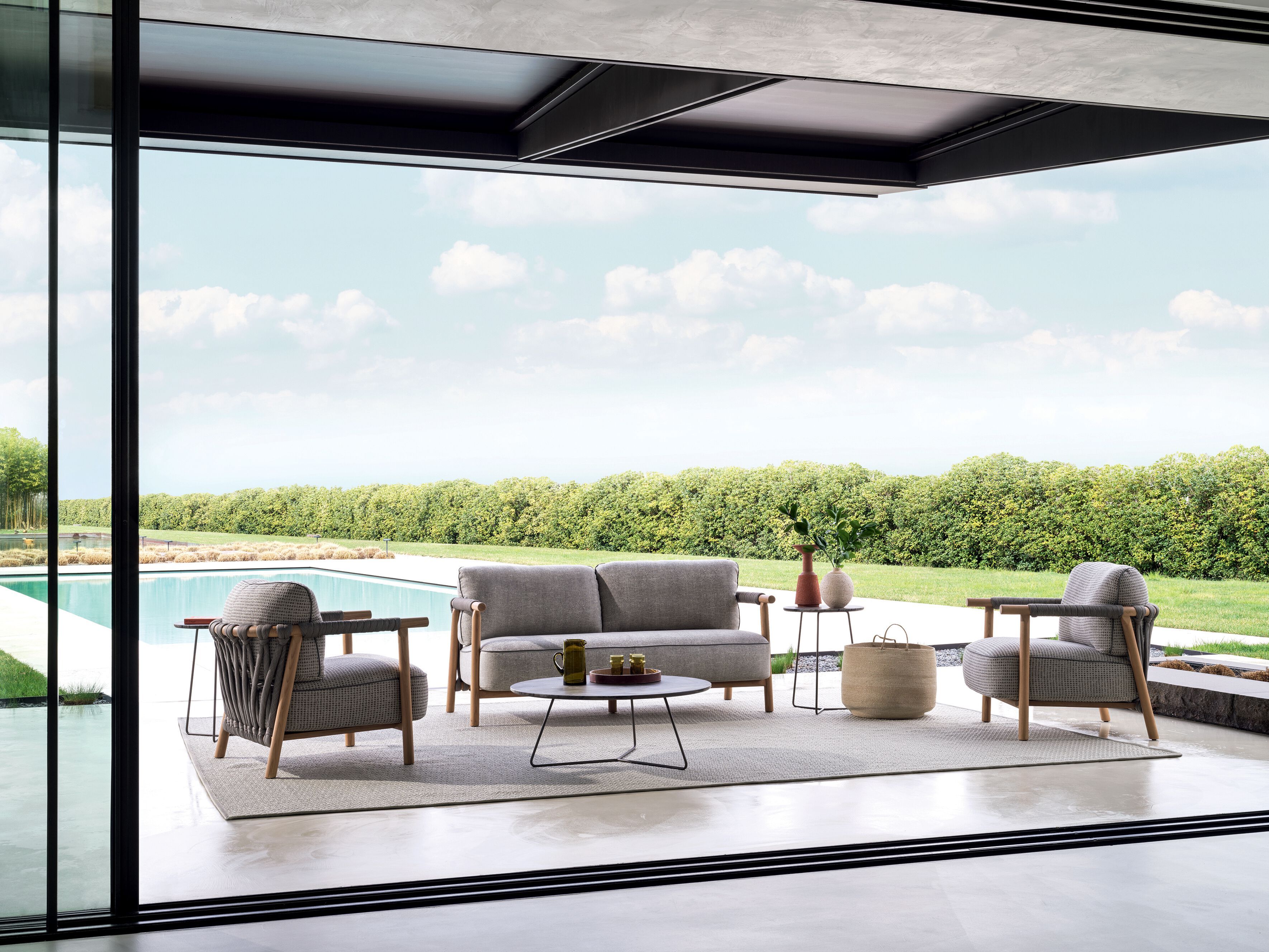 Тканевое садовое кресло с подлокотниками Ditre Italia Nathy ARCH-00036515 - Вид №5