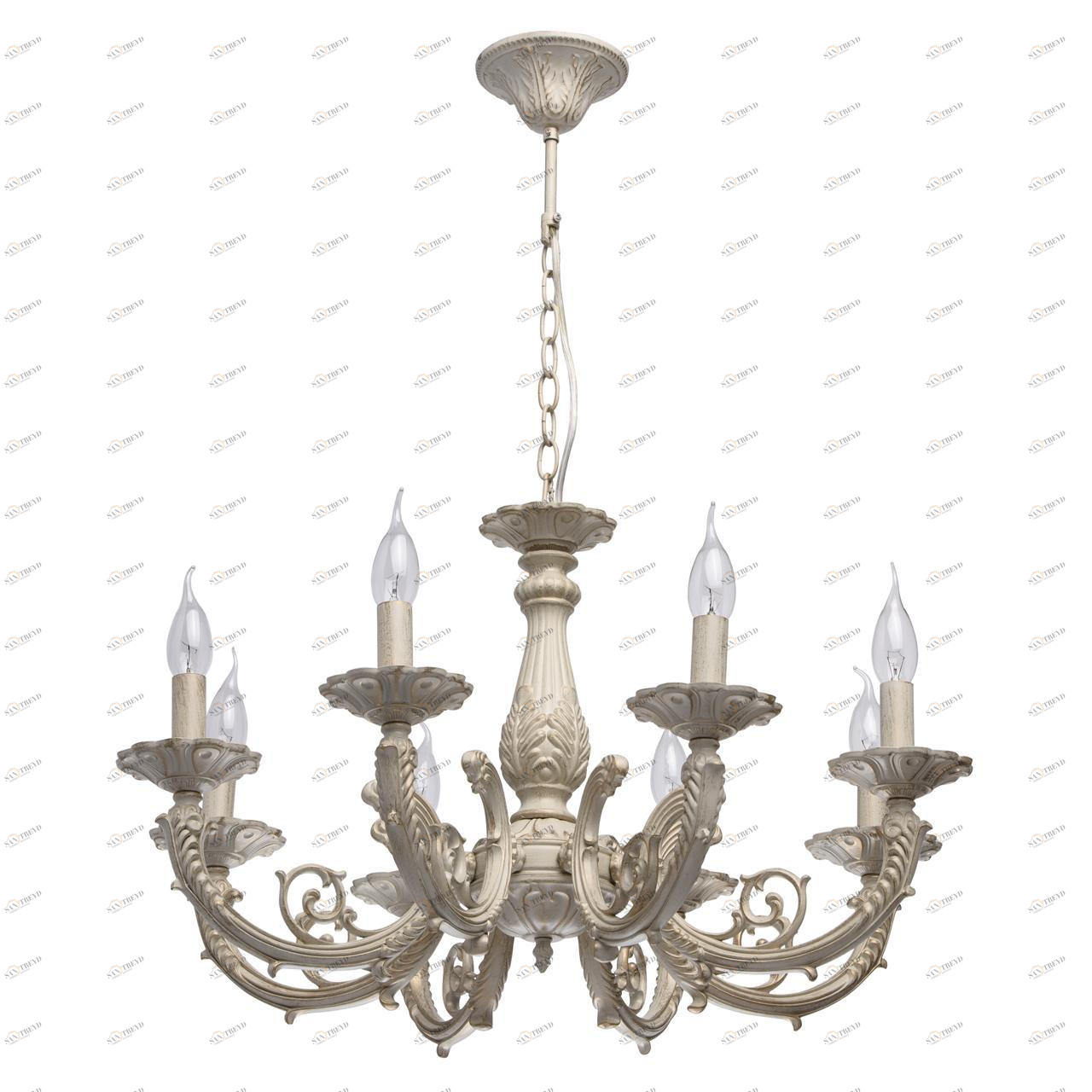 Подвесная люстра MW-Light Аврора 9 371013308 бежевая MW-LIGHT ДИЗАЙНЕРСКИЕ, АВРОРА 186780 Бежевый 