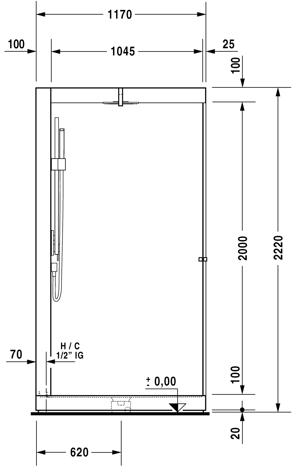 750513002011000 Inipi Сауна Inipi Ama, пристенный и угловой вариант
Исполнение: американский орех (нат.шпон) Белый глянцевый декор Duravit  - Вид №2