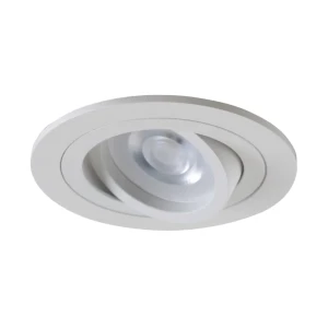91563059 Светильник точечный встраиваемый Crystal lux 1400.143 2 м² под отверстие цвет белый STLM-0929497
