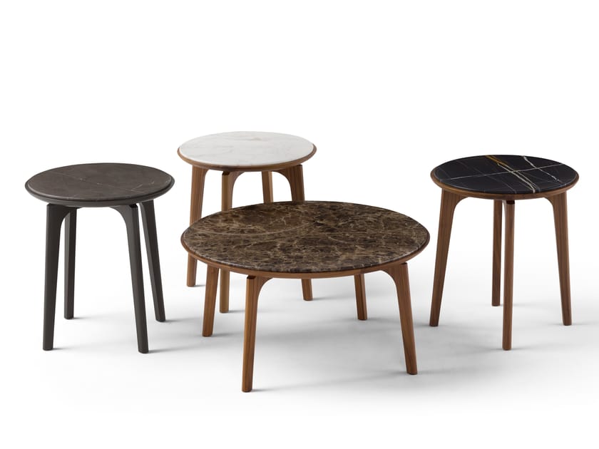 Мраморный круглый журнальный столик Amura Ольга ARCH-00062372