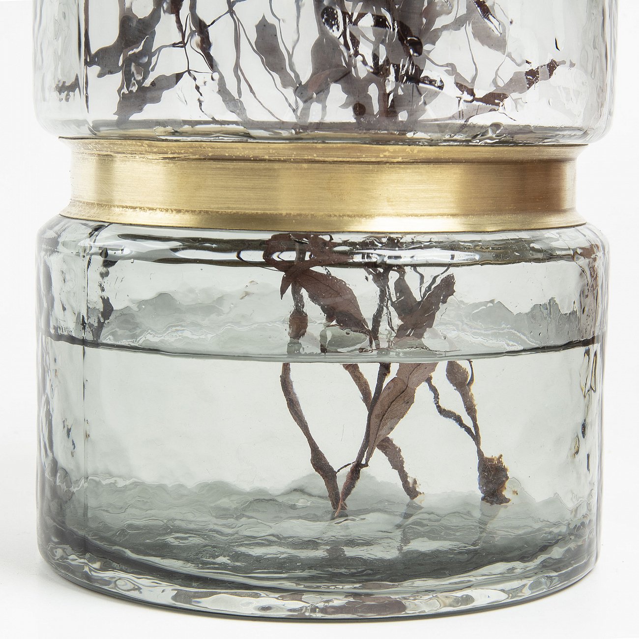 Ваза стеклянная цилиндр серая 23,5 см Jambala от La Forma LA FORMA JAMBALA 343206 Серый  - Вид №1