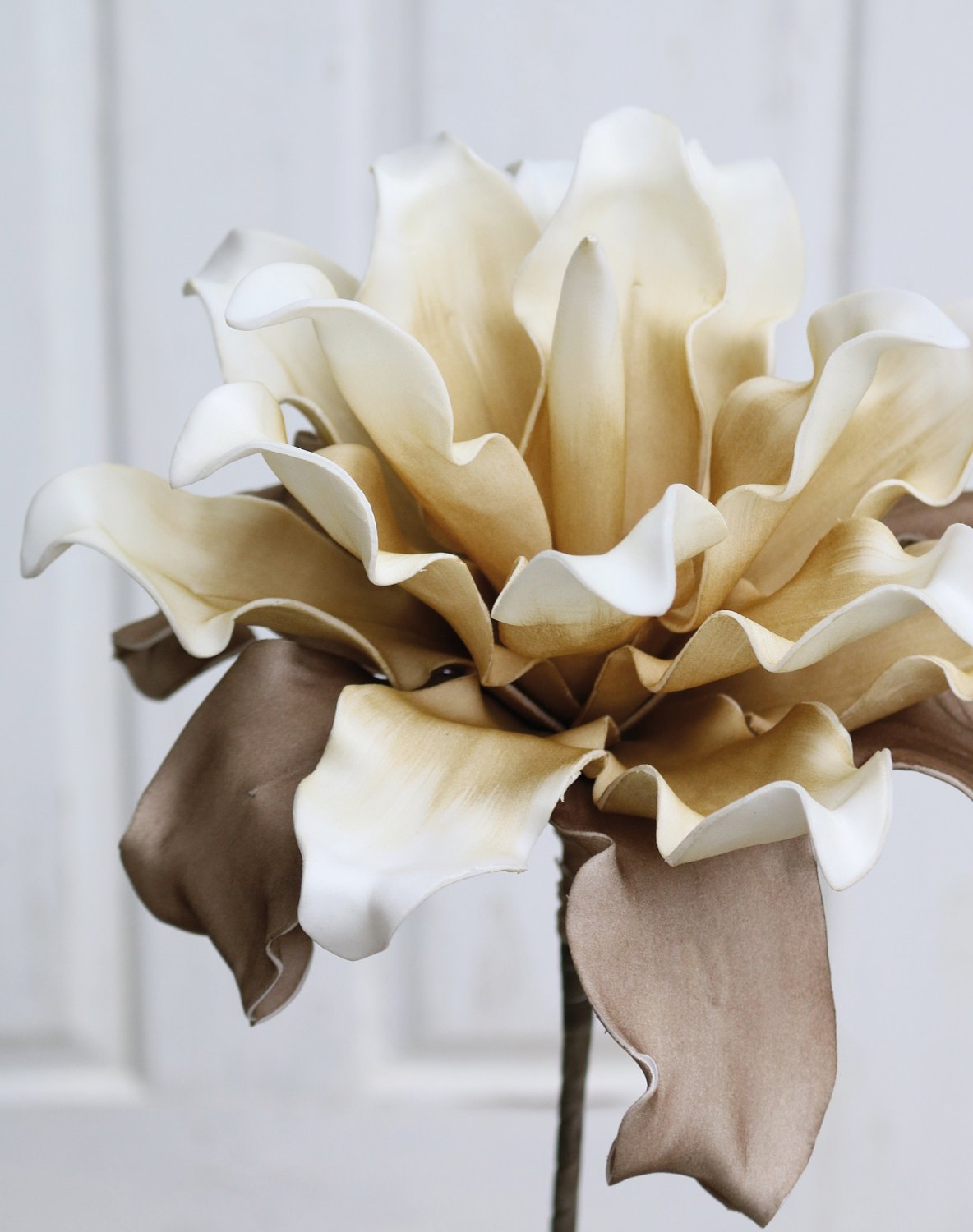 Искусственный протея мягкий цветок, 38 см, бежево-коричневый Santreyd 7898 776 a3