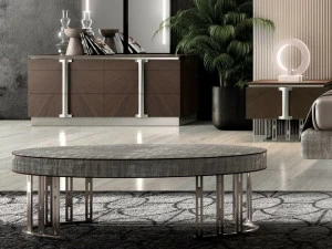 Valderamobili Круглая скамья, обитая тканью Mascari