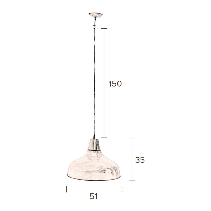 Лампа подвесная Brass Mania Dutchbone 5300076 - Вид №5