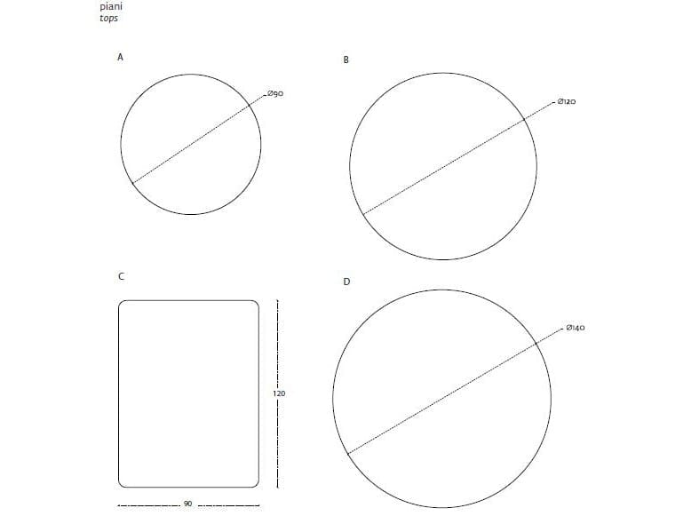Алюминиевый прямоугольный низкий журнальный столик altreforme District ARCH-00075981 - Вид №5