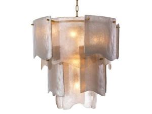 Стеклянный подвесной светильник