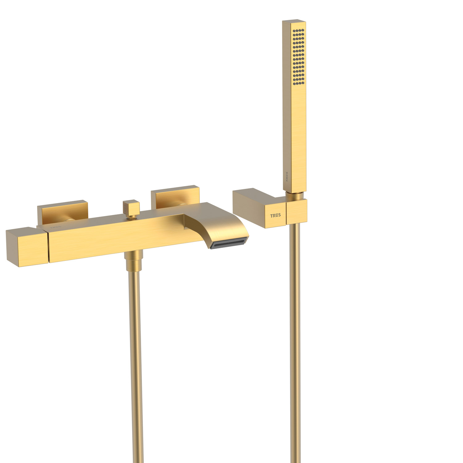 Настенный смеситель CUADRO с одной ручкой для ванны и душа-0071700203OM TRES 