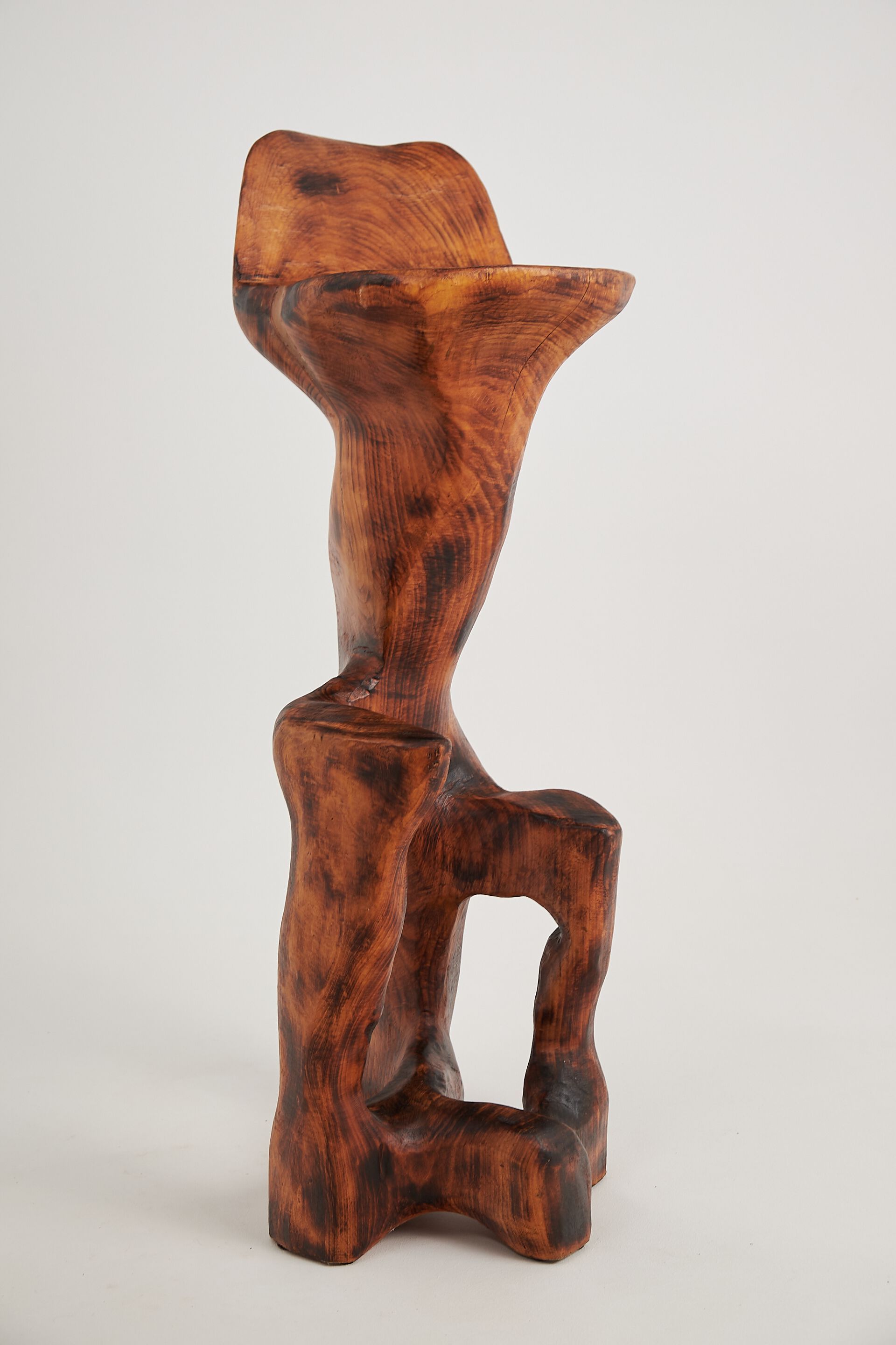 Высокий деревянный стул со спинкой Logniture Makha ARCH-00052429 - Вид №9