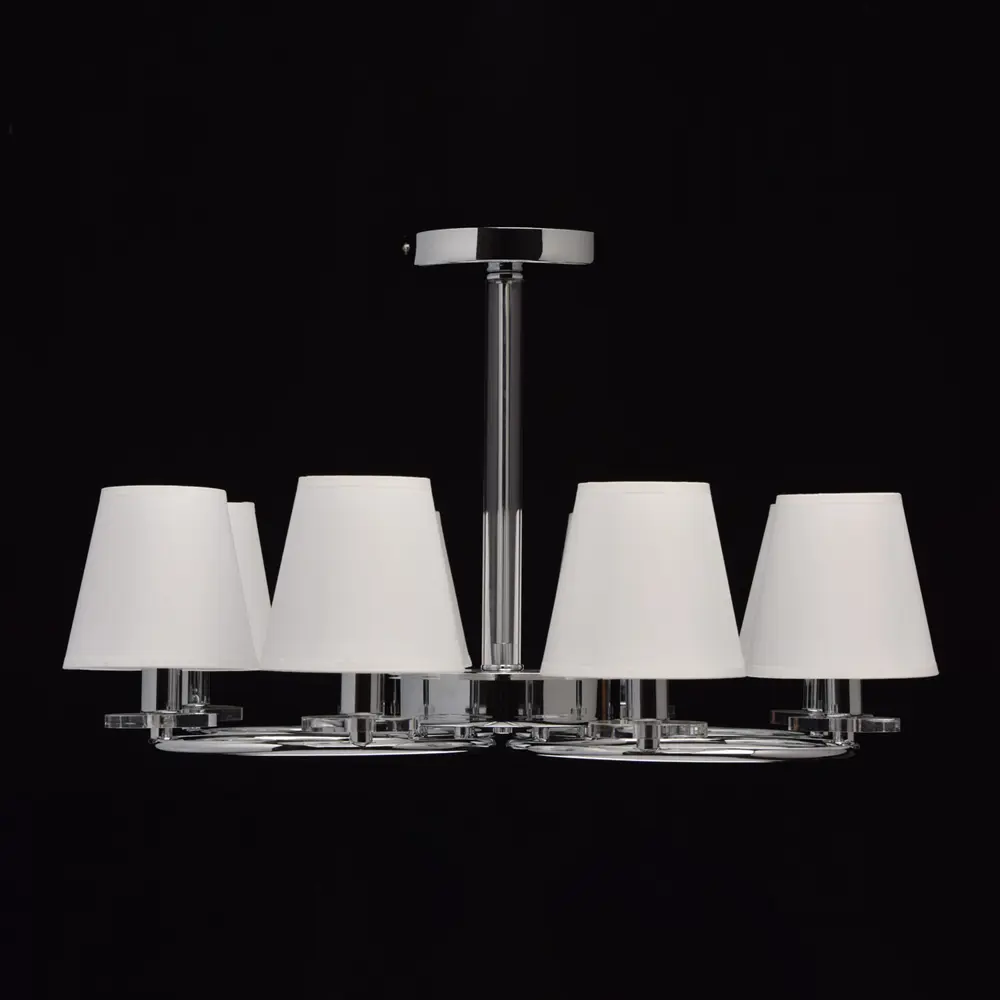 Люстра потолочная «Онтарио», 8 ламп, 16 м², цвет белый MW-Light STLM-2007585 - Вид №2