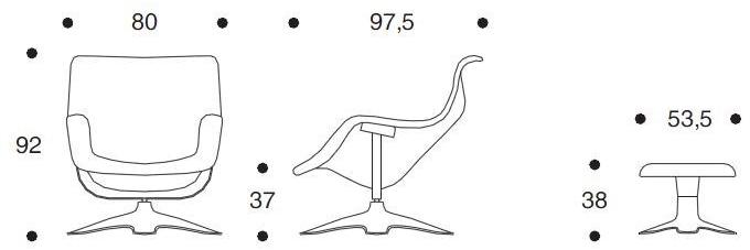 Artek Кожаное кресло Karuselli sun-id-1436665 - Вид №5