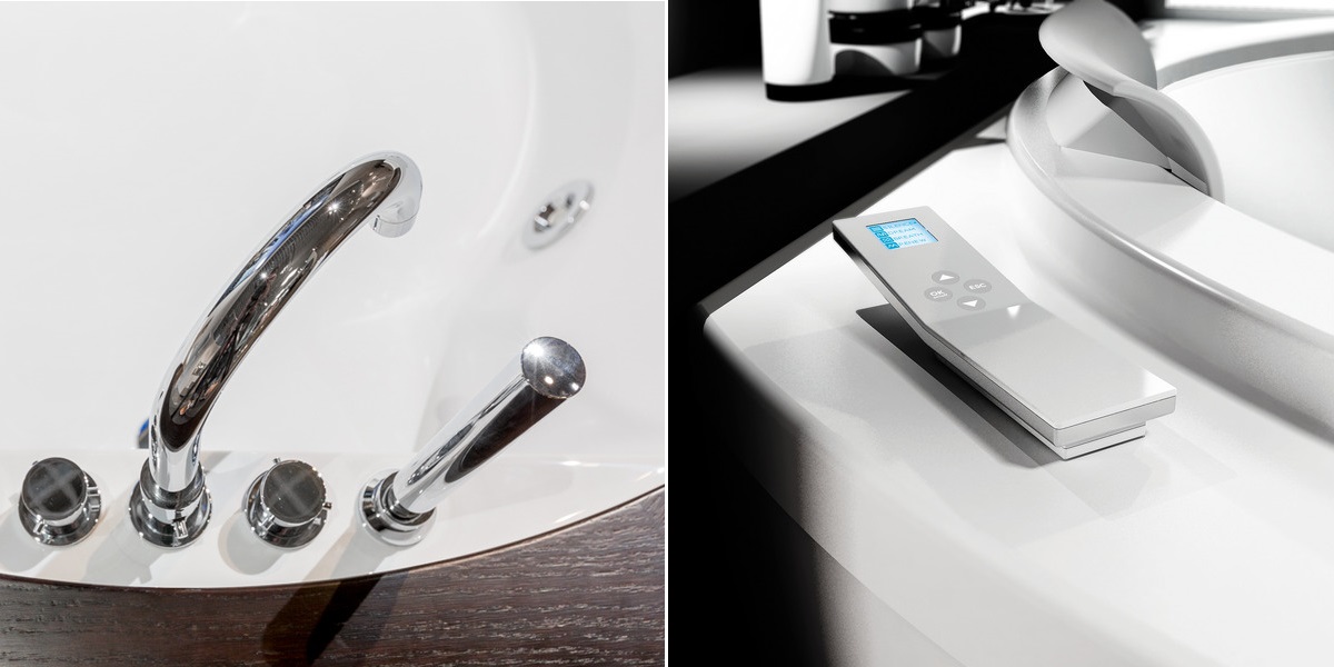 Ванна напольная с гидромассажем "TOP AQS" Nova 9Q43-569A Jacuzzi 9Q43569A - Вид №2