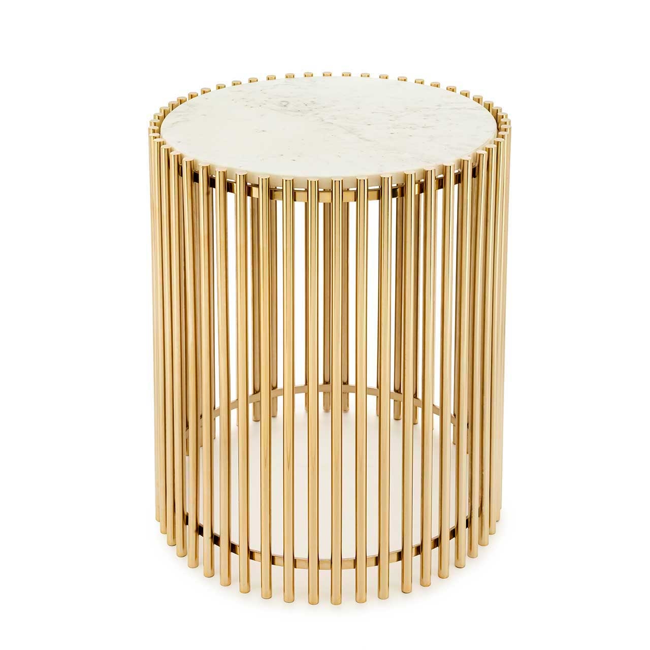 450299-93 ABHIKA БОКОВОЙ СТОЛ SPIN H51 D44 BLACK/GOLD  - Вид №1