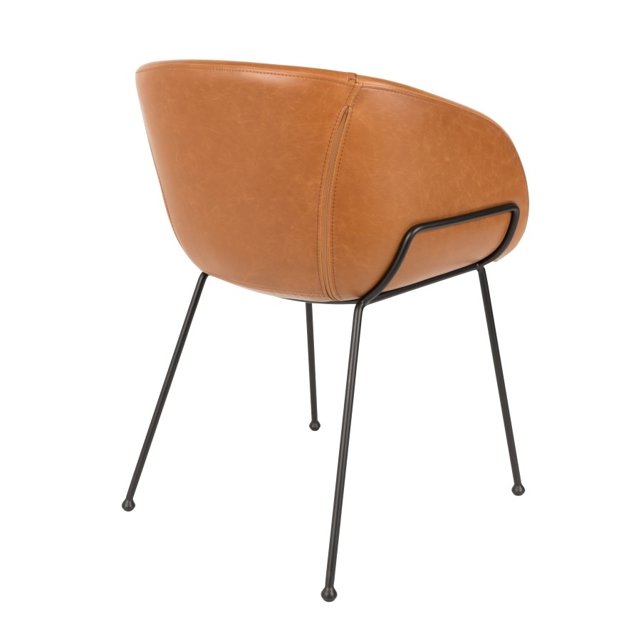 Кресло Feston коричневое Zuiver 1200147 - Вид №6