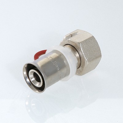 VTm.222.N.001604 Пресс-фитинг с накидной гайкой Valtec 16 мм х 1/2"  - Вид №3