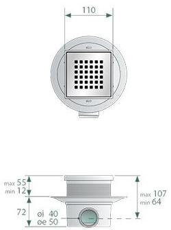 OMP Слив для душа Abs sun-id-1442049 - Вид №3