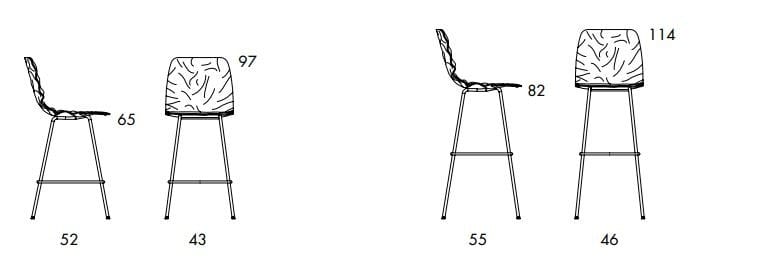 Стул с подставкой для ног Bla Station Dent ARCH-00100762 - Вид №2