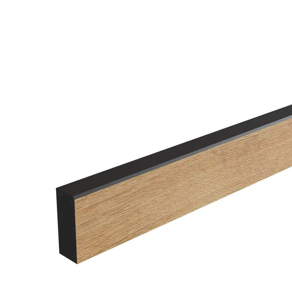 86821793 Комплект плинтусов Дуб Брукхилл 120x4 см 1 шт 60x4 см 2 шт HPL-пластик цвет коричневый STLM-0879412 Santreyd 