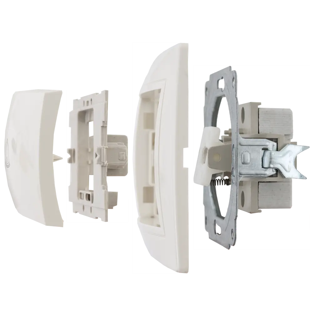 Кнопка звонка TDM ELECTRIC с подсветкой в бежевом корпусе 85591347 Таймыр STLM-0064432 - Вид №4