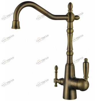 Zorg ZR 335 YF Antique Смеситель для кухни Zorg 360х230 