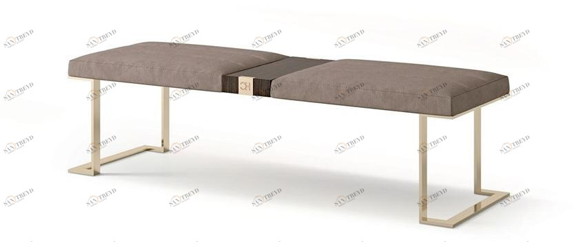 Carpanese Home Мягкая скамья из ткани Contemporary 7987