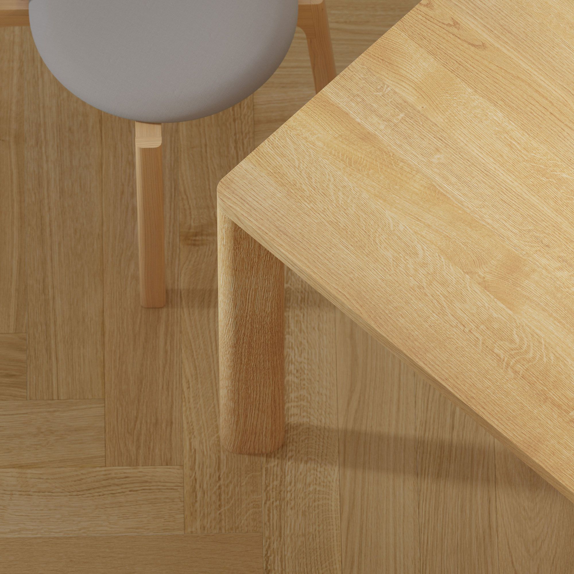 Прямоугольный деревянный стол для гостиной Vitamin Design MOLLIS ARCH-00088600 - Вид №3