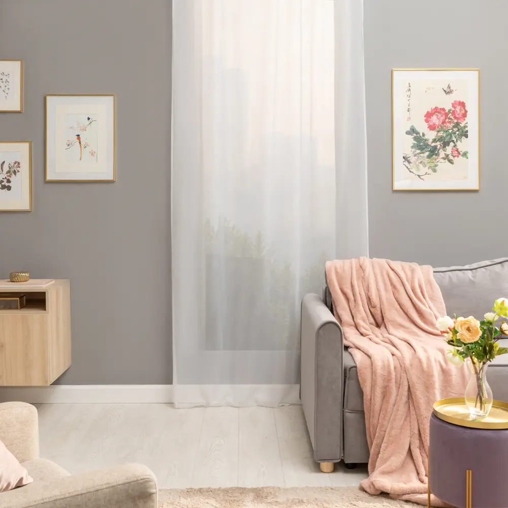 INSPIRE Polyone White - Тюль на ленте 140×280 см 84855338